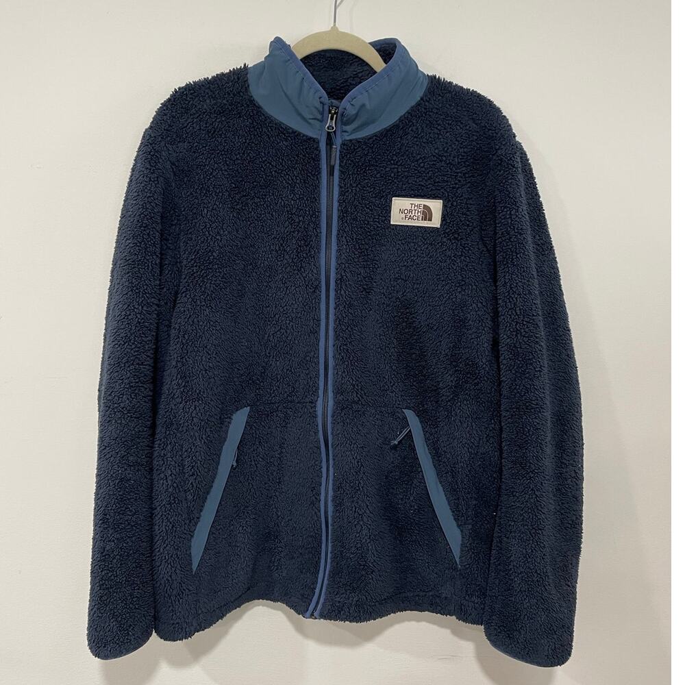 The North Face Men's Campshire Fleece Sherpa Full Zip Jacket Size Large